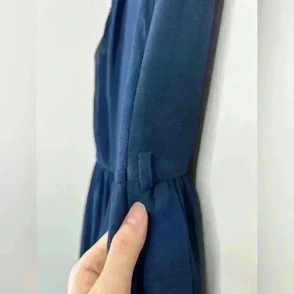 LOVE Womens Royal Blue Fit and Flare Holiday Party Dress Small Medium - Picture 11 of 15